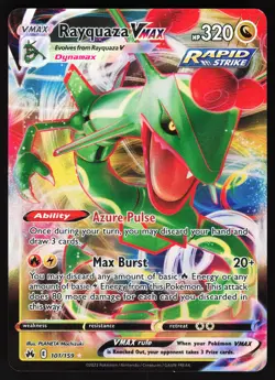 Rayquaza VMAX (101) 101/159 Pokemon Crown Zenith Ultra Rare NM - Image 1