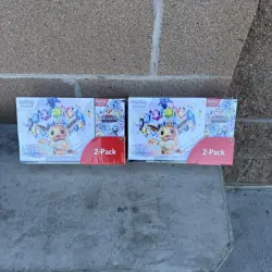 Costco- SEALED Pokemon Prismatic Evolutions 2 ETBs + 2 Booster Bundles TCG - Image 1
