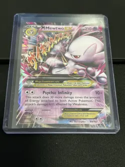 Pokemon TCG - Mega M Mewtwo EX 64/162 - Ultra Rare Holo - XY BREAKthrough NM - Image 3