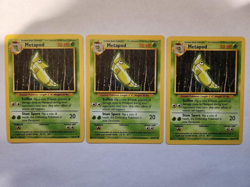 POKEMON BASE SET 54/102 Metapod (3) NM - Image 2