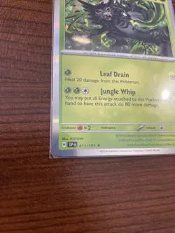 Zarude 011/191 Holo Rare Surging Sparks - Pokemon TCG - Pack Fresh Near Mint NM - Image 2