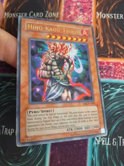 Yugioh Hino-Kagu-Tsuchi DB2-EN182 Ultra Rare Unlimited Moderately Played - Image 2