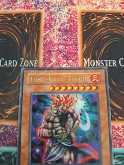 Yugioh Hino-Kagu-Tsuchi DB2-EN182 Ultra Rare Unlimited Moderately Played - Image 3