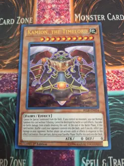Yugioh Kamion, the Timelord BLLR-EN034 Ultra Rare 1st Edition Near Mint - Image 1