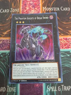 Yugioh The Phantom Knights of Break Sword BLLR-EN071 Secret Rare 1st Edition NM - Image 1