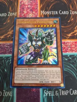 Yugioh Dinowrestler Pankratops DUDE-EN036 Ultra Rare 1st Edition NM - Image 1