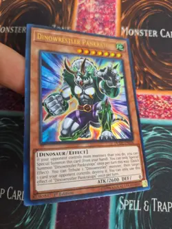 Yugioh Dinowrestler Pankratops DUDE-EN036 Ultra Rare 1st Edition NM - Image 2