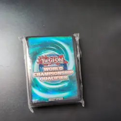 YuGiOh! WCQ World Championship Qualifier 2016 Sleeves 80 Sealed new Blue - Image 1