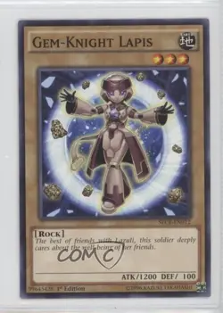 Gem-Knight Lapis 1st Ed. YuGiOh The Secrets of Eternity #SECE-EN012 - Image 1