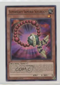 Superheavy Samurai Soulbeads 1st Ed. YuGiOh The Secrets of Eternity #SECE-EN010 - Image 1