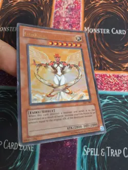 Yugioh Guardian Angel Joan IOC-087 Ultra Rare OG Unlimited Moderately Played - Image 2