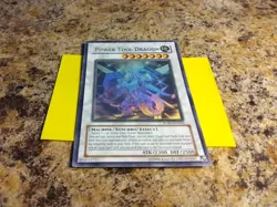 Yugioh Power Tool Dragon RGBT-EN042 Ghost Rare in very good condition. - Image 2