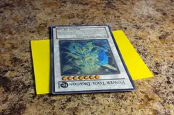 Yugioh Power Tool Dragon RGBT-EN042 Ghost Rare in very good condition. - Image 3