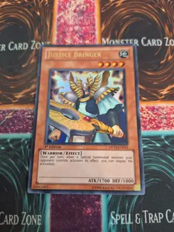 Yugioh Justice Bringer DP10-EN013 Ultra Rare 1st Edition Near Mint - Image 1