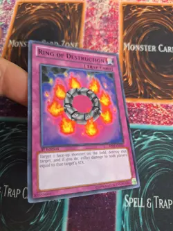 Yugioh Ring of Destruction BP01-EN050 Rare 1st Edition Near Mint - Image 2