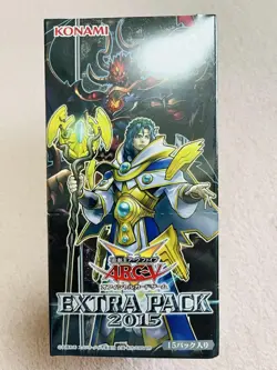 Yugioh ARC-V Extra Pack 2015 Box 15 Packs Konami New Sealed - Image 1