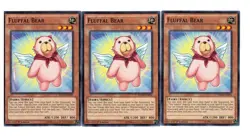 Yugioh- 3X Fluffal Bear - Common - 1st Edition - NECH-EN016 - Near Mint - Image 1