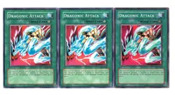 Yugioh- 3X Dragonic Attack - Common - Unlimited - LON-101 - Near Mint - Image 1
