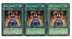 Yugioh- 3X Royal Tribute - Common - Unlimited - PGD-091 - Moderate Play - Image 1