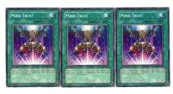 Yugioh- 3X Mind Trust - Common - 1st Edition - RGBT-EN046 - Light Play - Image 1