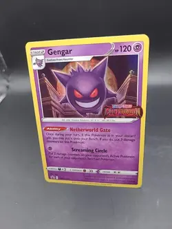 Pokemon TCG Gengar SWSH241 Black Star Promo Lost Origin Holo Card - Image 3