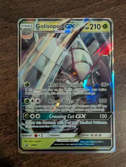 Golisopod GX SM62 Holo Sun & Moon Black Star Promo Pokemon Card Mint - Image 2