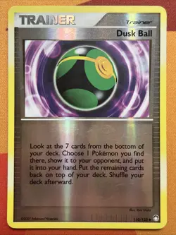 Pokemon Card - Dusk Ball - Reverse Holo - UC (110/123) Mysterious Treasures NM - Image 1