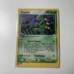 Pokemon Sceptile Holo Rare EX Ruby and Sapphire Card 11/109 LP Condition - Image 1