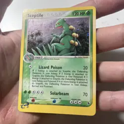 Pokemon Sceptile Holo Rare EX Ruby and Sapphire Card 11/109 LP Condition - Image 3