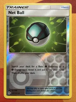 Pokemon Card - Net Ball - Reverse Holo - UC (187/214) SM Lost Thunder *VLP* - Image 1