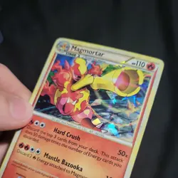 Magmortar 2/95 HGSS Unleashed Exclusive Cracked Ice Holo Rare Pokemon Card - Image 2