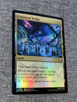 U 0252 Command Bridge FOIL EOE Edge of Eternities MTG Card Land NM - Image 1