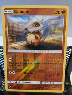 Pokemon TCG Cubone Crimson Invasion Reverse Holo Card 52/111 - Image 1