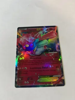 Diancie EX XY43 Black Star Promo Ultra Rare Holo Pokemon Card - Image 1