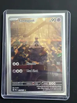 Sandygast 214/193 Paldea Evolved Illustration Rare Holo Pokemon Card NM - Image 1