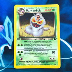 Dark Arbok - 2/82 - 1st Edition Holo Rare Team Rocket - Pokemon Card - MP - Image 1