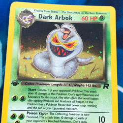 Dark Arbok - 2/82 - 1st Edition Holo Rare Team Rocket - Pokemon Card - MP - Image 2