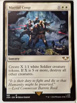 Martial Coup - Commander: Warhammer 40,000 - Magic the Gathering MTG Nice! - Image 1