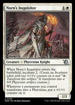 1x Norn's Inquisitor MTG March of the Machine NM Magic Regular - Image 1