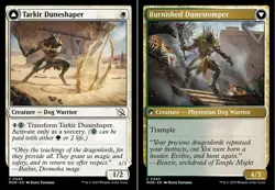 1x Tarkir Duneshaper // Burnished Dunestomper - Foil MTG March of the Machine NM - Image 1