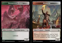 1x Phyrexian Hydra (12) // Warroir (15) Token - Foil MTG March of the Machine NM - Image 1