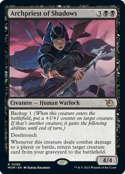 1x Archpriest of Shadows MTG March of the Machine NM Magic Regular - Image 1
