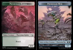 1x Phyrexian Hydra (11) // Phyrexian Myr (1) Token - Foil MTG March of the Machi - Image 1