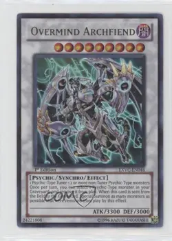Overmind Archfiend 1st Ed. YuGiOh Extreme Victory #EXVC-EN044 0b3 - Image 1