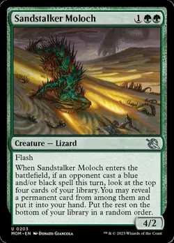 1x Sandstalker Moloch - Foil MTG March of the Machine NM Magic Foil - Image 1
