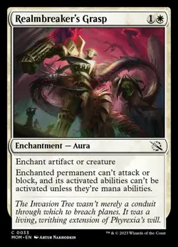 1x Realmbreaker's Grasp - Foil MTG March of the Machine NM Magic Foil - Image 1