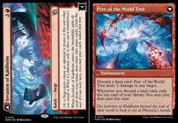 1x Invasion of Kaldheim // Pyre of the World Tree MTG March of the Machine NM Ma - Image 1