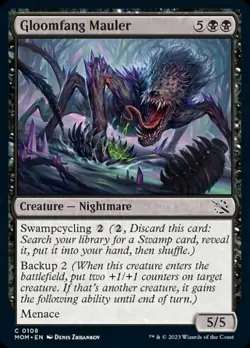1x Gloomfang Mauler - Foil MTG March of the Machine NM Magic Foil - Image 1