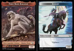 1x First Mate Ragavan (6) // Knight (10) Token - Foil MTG March of the Machine N - Image 1