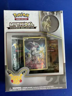 Mythical Pokemon Collection (Arceus) Trading Card Game Mint Card But Dented Box - Image 1